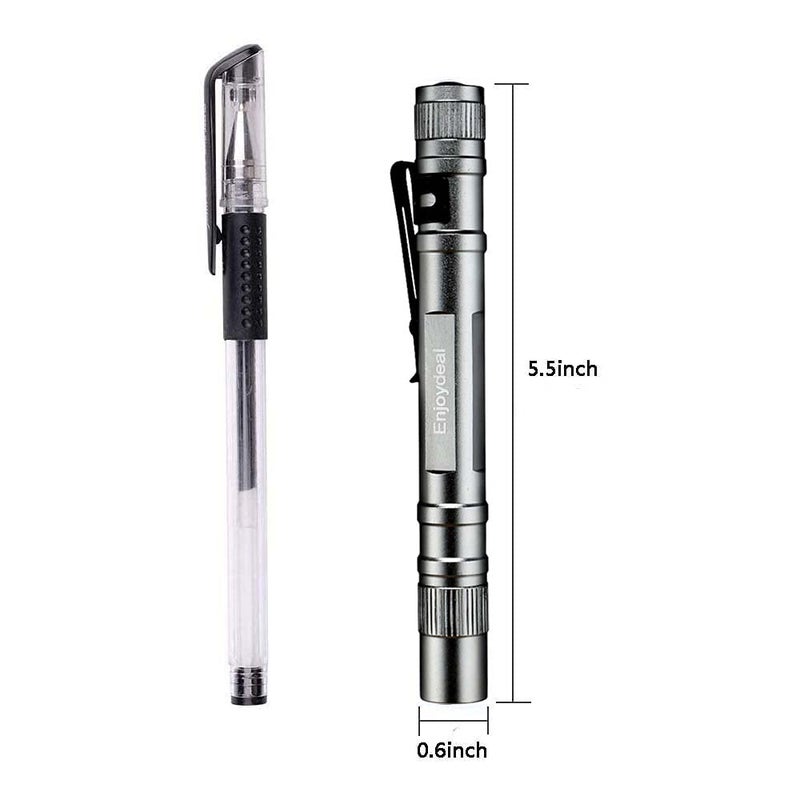 enjoydeal 5PCS Pen Flashlights 1000LM Ultra Slim Portable LED Penlight Pocket Pen Light Flashlight with Clip for Indoor Outdoor - Image 3
